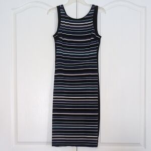 White House Black Market Midi Sleeveless Sheath Dress. Stretch Fabric
